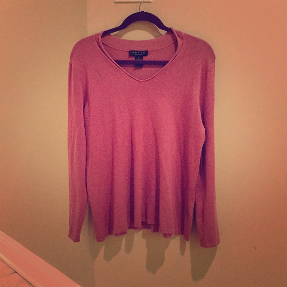 Pink Grace Large Sweater